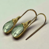 Boucles d’oreilles élégantes – Or & Vert