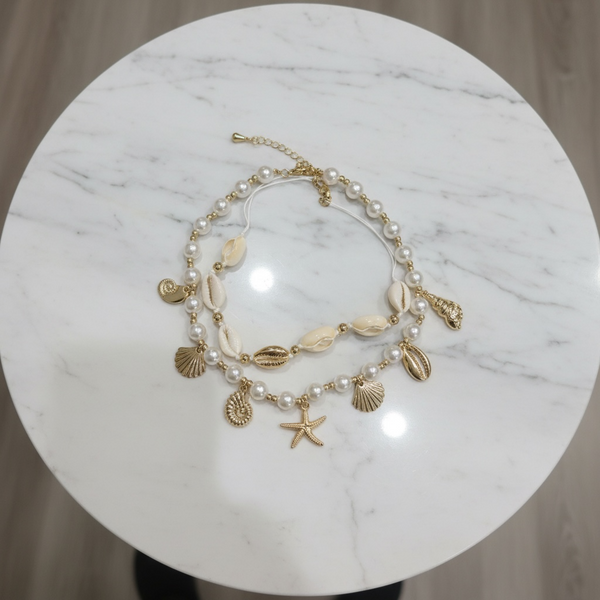 MAGNIFIQUE COLLIER COQUILLAGE