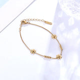 ✨ Bracelet Doré Femme en Acier Inoxydable