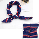 🧣 Petit Foulard Carré en Satin Imprimé