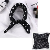 🧣 Petit Foulard Carré en Satin Imprimé