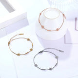✨ Bracelet Doré Femme en Acier Inoxydable
