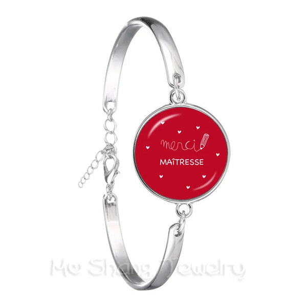 ✨ Bracelet Jonc Fait Main “Super Maîtresse”