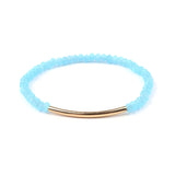 🌈 Bracelet Perlé en Cristal – 20 Couleurs Tendance