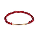 🌈 Bracelet Perlé en Cristal – 20 Couleurs Tendance