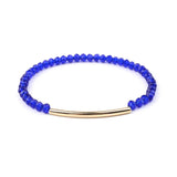 🌈 Bracelet Perlé en Cristal – 20 Couleurs Tendance