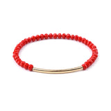 🌈 Bracelet Perlé en Cristal – 20 Couleurs Tendance