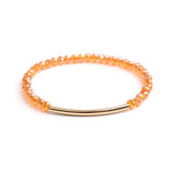 🌈 Bracelet Perlé en Cristal – 20 Couleurs Tendance