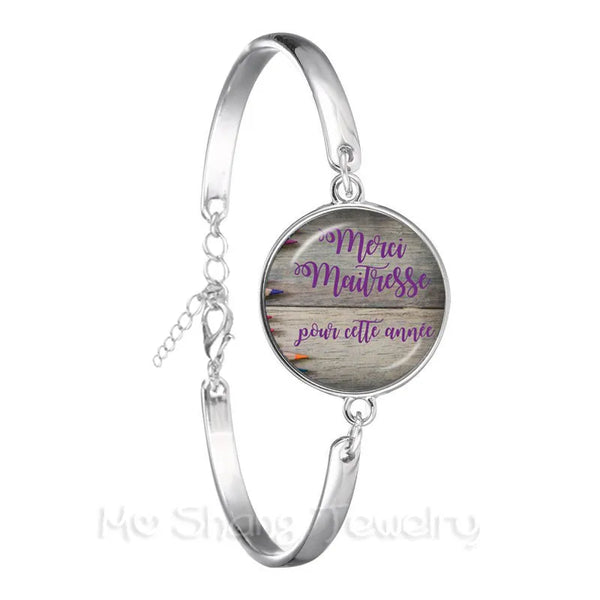 ✨ Bracelet Jonc Fait Main “Super Maîtresse”