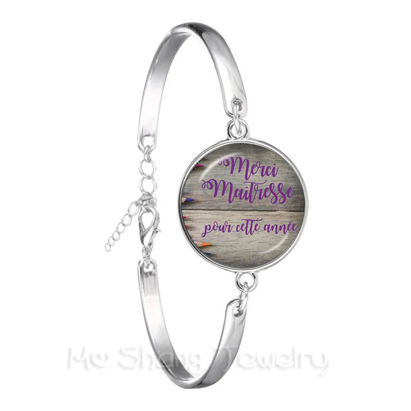 ✨ Bracelet Jonc Fait Main “Super Maîtresse”