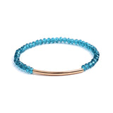🌈 Bracelet Perlé en Cristal – 20 Couleurs Tendance