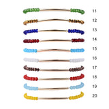 🌈 Bracelet Perlé en Cristal – 20 Couleurs Tendance
