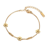 ✨ Bracelet Doré Femme en Acier Inoxydable