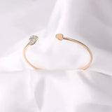 💖 Bracelet Femme Tendance – Charms Amour & Cœur Cristal