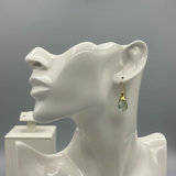Boucles d’oreilles élégantes – Or & Vert
