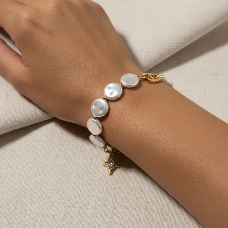 Bracelet Aura Perle Blanche