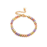 ✨ Bracelet en acier inoxydable avec zircones cubiques – Éclat Premium ✨