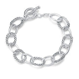 💫Bracelet femme à maillons deux tons