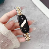 ✨ Bracelet Métal pour Xiaomi Mi Band 10 9 8 – Style Chic et Confortable
