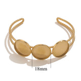 ✨ Bracelet en acier inoxydable plaqué or 💛