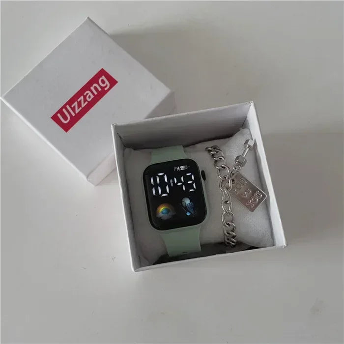 Montre numérique  femme tendance
