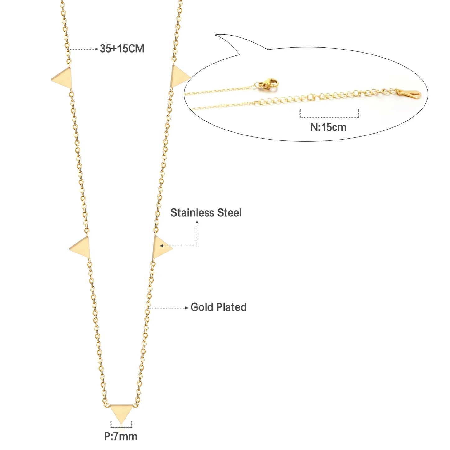 Collier Femme Chic Luxe – Acier Inoxydable & Breloque CZ Ronde