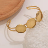 ✨ Bracelet en acier inoxydable plaqué or 💛