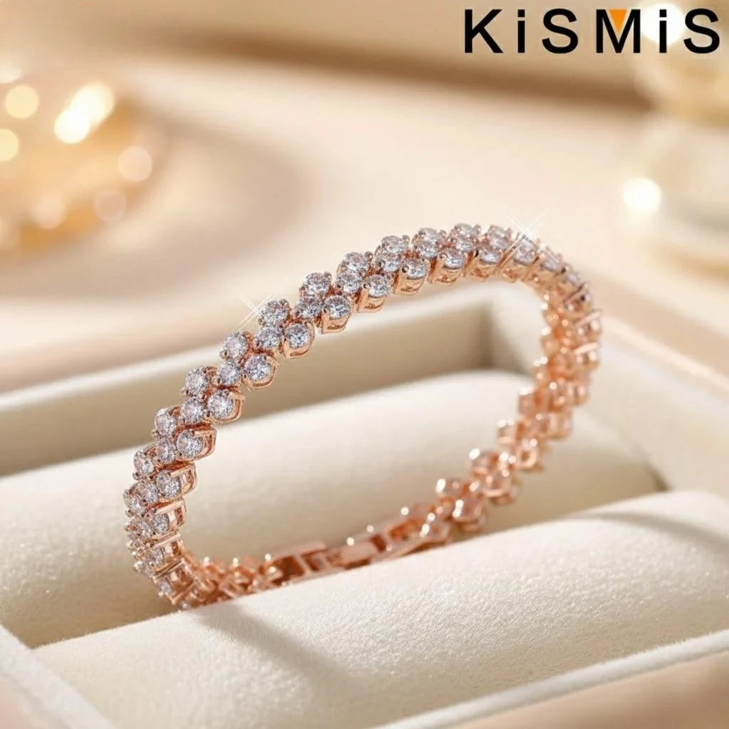Bracelet jonc en cristal de luxe pour femme ✨
