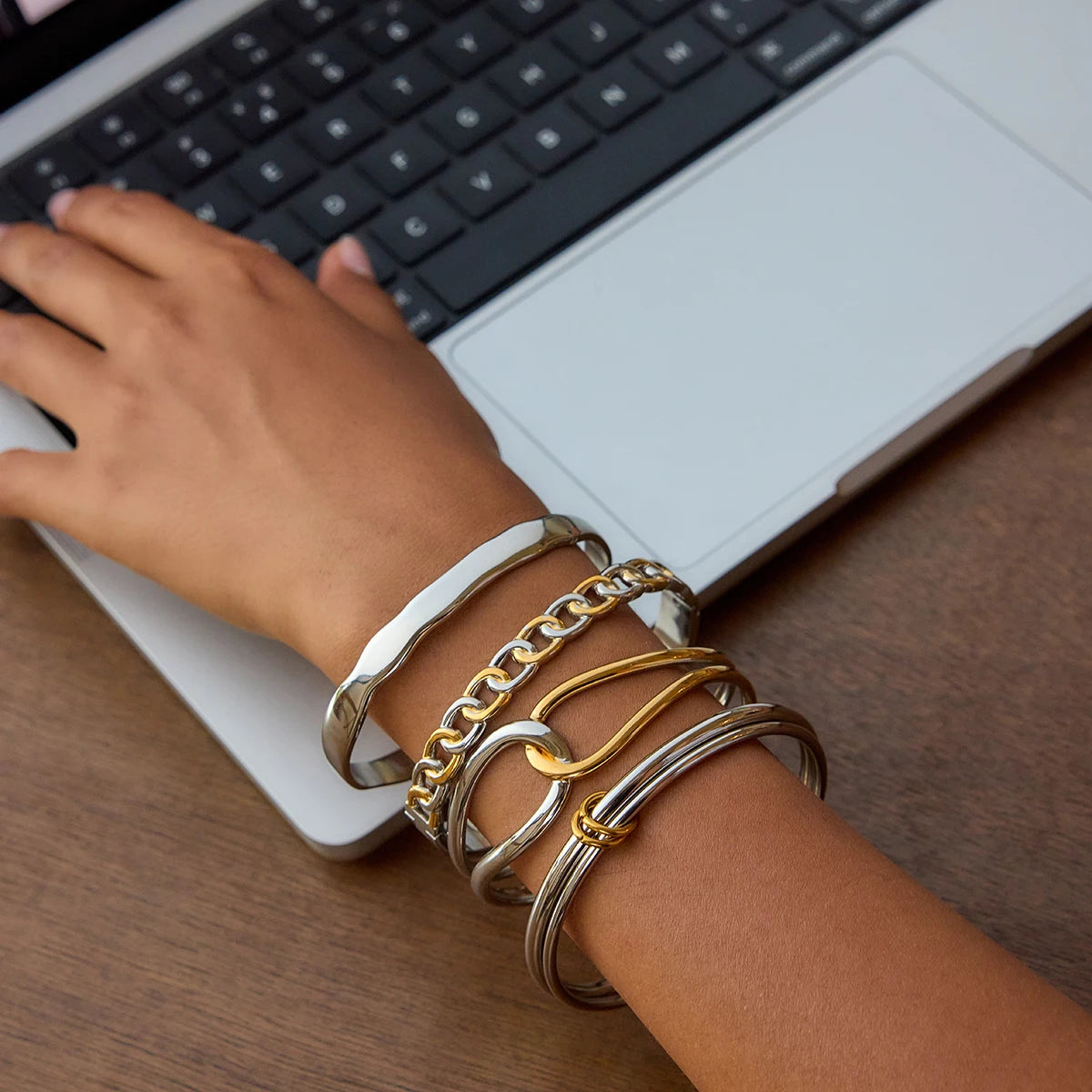 Bracelet 60 mm en acier inoxydable de haute qualité ❤️