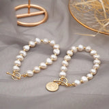 💖 Bracelet de luxe en perles d’eau douce ✨ – style baroque chic 🌸 acier inoxydable