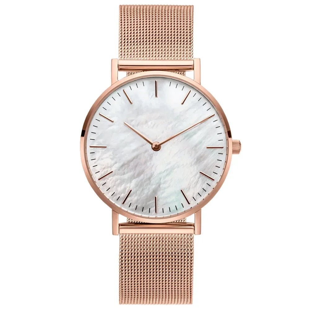 Montre tendance femme  mode luxe alliage