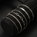 💛 Ensemble de Bracelets Dorés Femme – 6 Pièces Style Bohème Rétro
