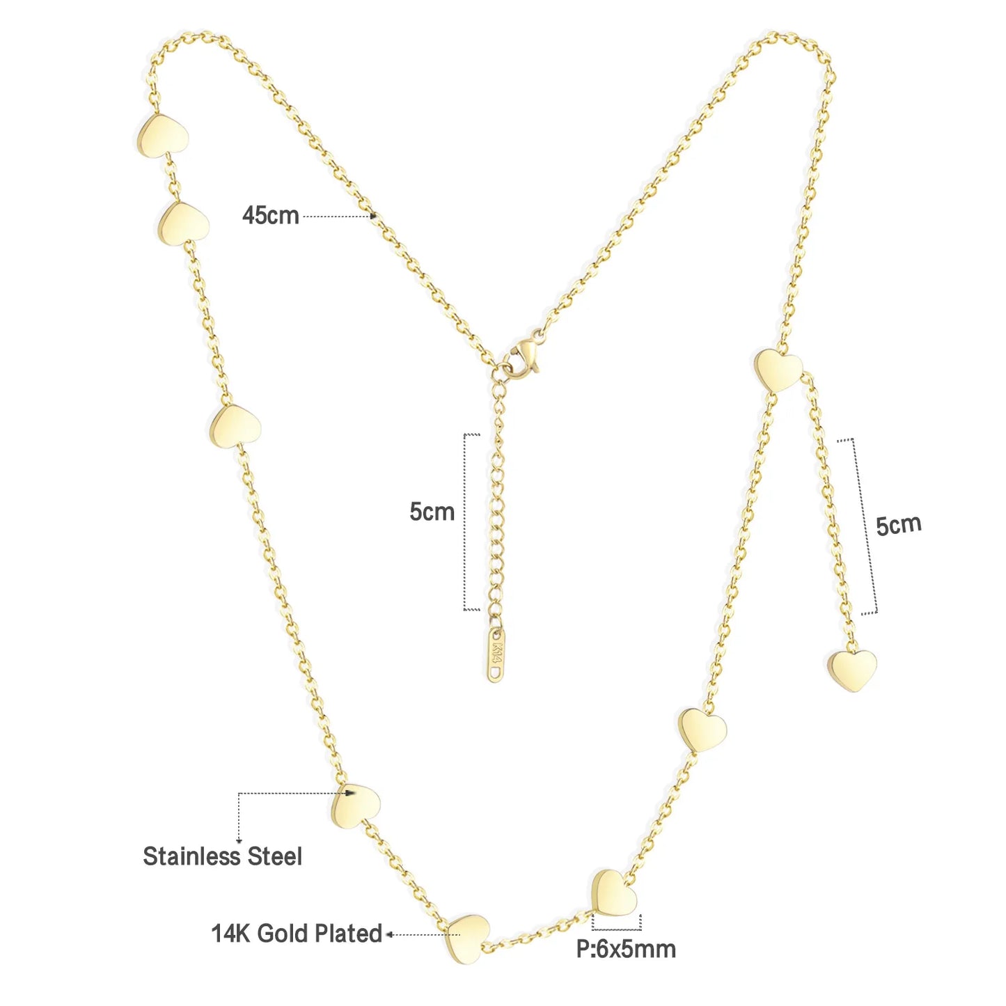 Collier Femme Chic Luxe – Acier Inoxydable & Breloque CZ Ronde