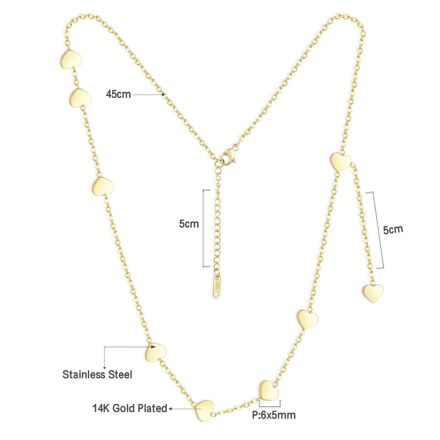 Collier Femme Chic Luxe – Acier Inoxydable & Breloque CZ Ronde