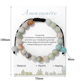💜 Bracelet Couple Tendance – Perles 8mm Lapis Lazuli & Améthyste
