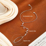 💎 Bracelet Chic Femme – Acier Inoxydable Plaqué Or 18K & Zircon
