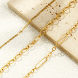 💛 Bracelet Plaqué Or 18K Étanche – Acier Inoxydable
