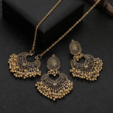✨ Ensemble de Bijoux Indiens Rétro Plaqué Or – Style Vintage Ethnique Femme