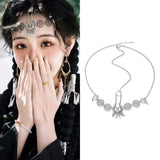 ✨ Chaîne de Tête Bohème Femme – Bijou de Cheveux