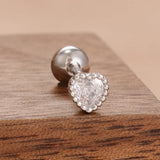 💛 Boucles d’Oreilles Pendantes en Acier Inoxydable – Chaîne Dorée & Zircone ✨