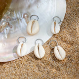 ✨ Anneaux de Cheveux Bohème en Coquillage de Mer – Accessoires Tressés Élégants