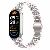 ✨ Bracelet Métal pour Xiaomi Mi Band 10 9 8 – Style Chic et Confortable