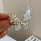 ✨ Pince à cheveux nœud arc avec strass – Élégance printanière ✨