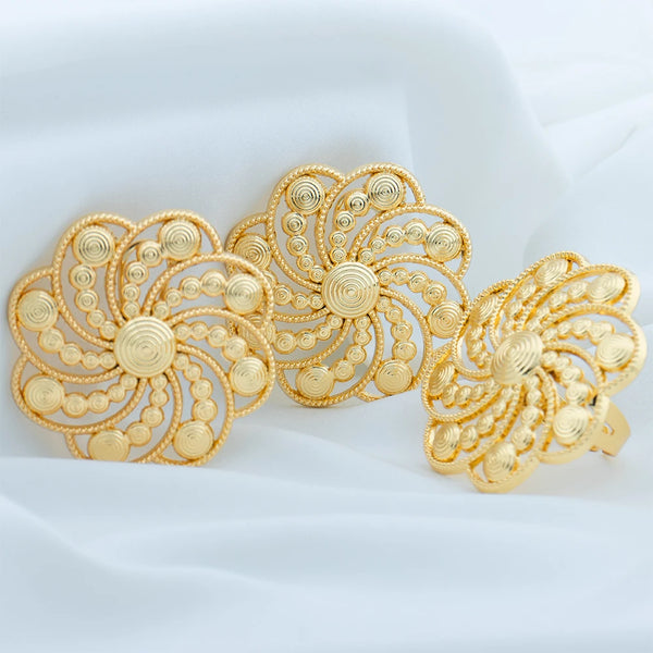 Ensembles de bijoux de Dubaï pour femmes en plaqué or ✨