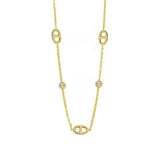 💎 Collier Femme Haut de Gamme – Acier Titane | Style Français Minimaliste & Diamant Blanc ✨