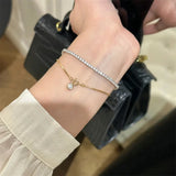 💫 Bracelet Élégant Femme – Style Luxe  Zircon Brillant