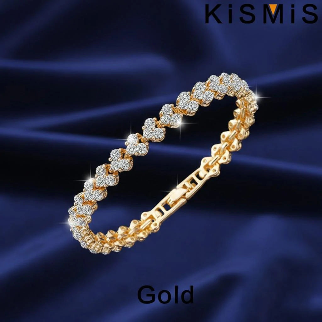 Bracelet jonc en cristal de luxe pour femme ✨