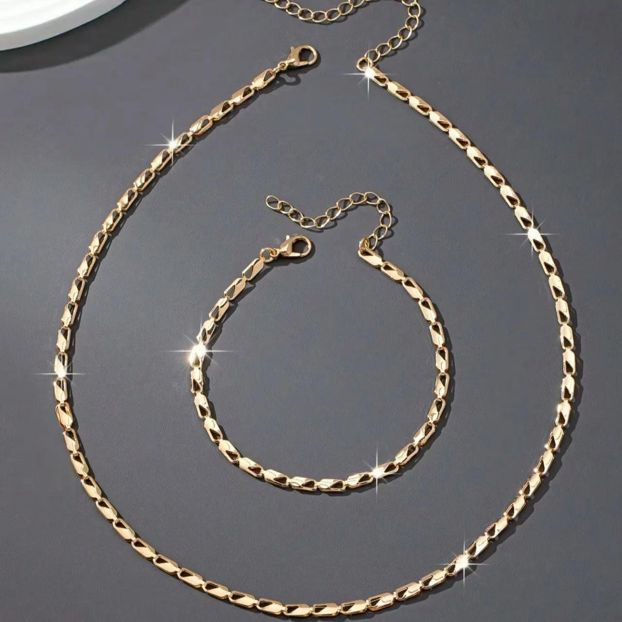 Ensemble  collier et bracelet pour femme