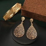 ✨ Ensemble de Bijoux Orientaux de Luxe Femme – Plaqué Or Mariage Chic