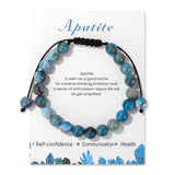 💜 Bracelet Couple Tendance – Perles 8mm Lapis Lazuli & Améthyste